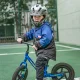 Rockbros TS-61 vaikiškas šalmas su nuimama smakro apsauga, M (54-57 cm), pilkas