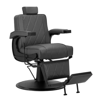 Barzdaskučio kėdė Hair System BM88066B, pilka su juodu pagrindu
