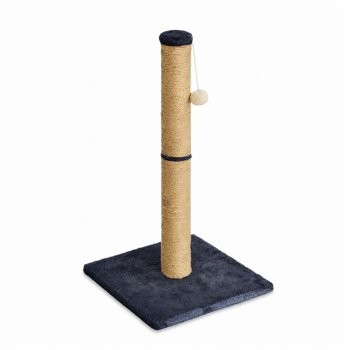 Kačių draskyklė su guoliu ir žaisliniu kamuoliuku, 74 cm