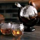 Viskio grafino ir stiklinių dovanų rinkinys Globe, 850 ml