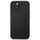 Mercedes AMG Leather Hot Stamped dėklas telefonui iPhone 13 / 14 / 15, juodas