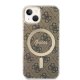 Guess GUBPP14SH4EACSW dėklo ir įkroviklio rinkinys iPhone 14, rudas