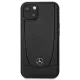 Dėklas Mercedes iPhone 14 Plus 6.7\" Leather Urban MEHCP14MARMBK, juodas