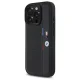 BMW M Perforated Tricolor dėklas iPhone 16 Pro Max, juodas