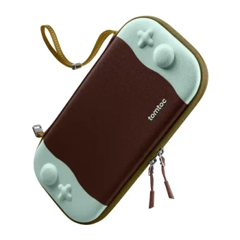 Apsauginis dėklas tomtoc FancyCase-G05 Nintendo Switch 2 konsolei, ChocoMint