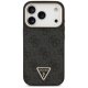 Guess dėklas iPhone 17 Pro telefonui 4G PU Leather, juodas