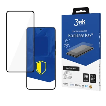 Tempered Glass 3mk HardGlass Max for Xiaomi Poco X7 Pro, Black