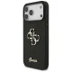 Guess Fixed Glitter Big 4G dėklas skirtas iPhone 17 Pro Max / 18 Pro Max, juodas
