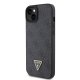 Guess iPhone 15 Case Crossbody 4G Metal Logo, Black