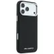 Karl Lagerfeld Grained Elongated Logo MagSafe dėklas iPhone 17/18 Pro Max, juodas