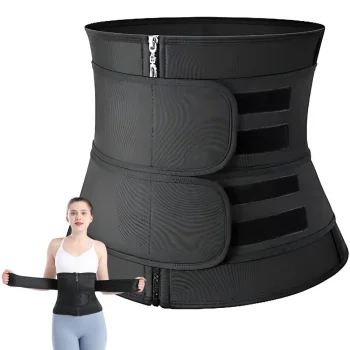 Neopreninis liekninamasis diržas pilvui ir nugarai XL, juodas
