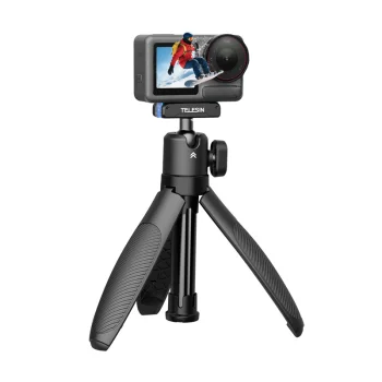 Telesin asmenukių lazda su trikoju DJI Osmo Action 5/4/3 kameroms, 17-44 cm