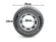 Inflatable Swimming Ring Tire Shape, 70 cm