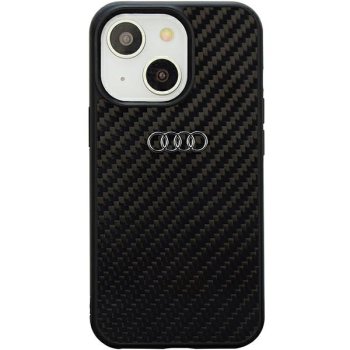 Audi Carbon Fiber dėklas, skirtas Apple iPhone 14, juodas