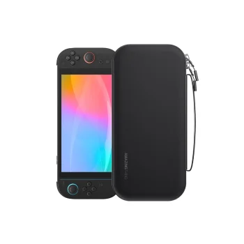 Apsauginis dėklas AmazingThing PlayShield Pack Kit Case konsolei Nintendo Switch 2, juodas