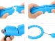 Smart Weighted Hula Hoop for Exercise, Adjustable with Massage Nubs, Blue
