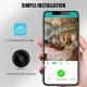 Belaidė mini WiFi Full HD kamera, juoda