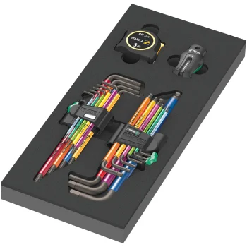 Wera 9740 L formos raktų komplektas putplasčio įdėkle, 20 dalių