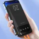 Išorinė baterija Dudao K6Pro+ 20000mAh su 4 integruotais laidais, juoda