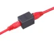 RJ45 jungtis Maclean MCTV-811 Cat6 lizdas-lizdas, juoda