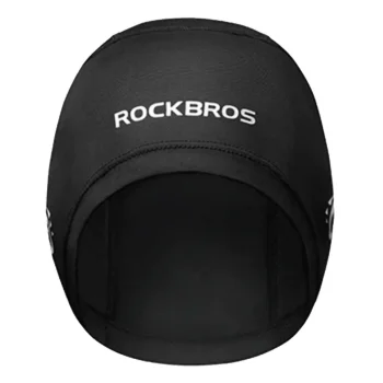 Rockbros YPP037 dviratininko kepuraitė su išpjovomis akiniams, juoda