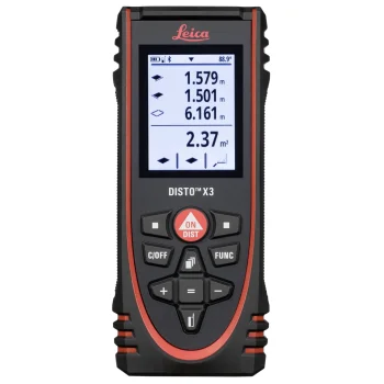 Lazerinis atstumo matuoklis Leica Disto X3, 0,05–150 m, Bluetooth, IP65
