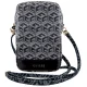 Guess Zip GCube Bottom Stripe rankinė telefonui, juoda