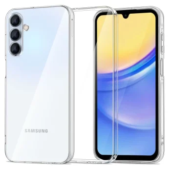 Tech-Protect FlexAir+ dėklas telefonui Samsung Galaxy A25 5G, skaidrus