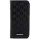 Karl Lagerfeld Saffiano Monogram atverčiamas dėklas iPhone 14 telefonui, juodas