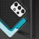 Dux Ducis Fino dėklas telefonui Samsung Galaxy A73, nailoninis, juodas