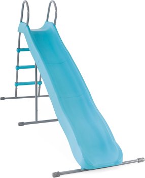 Intex 44107 vaikiška sodo čiuožykla 244 cm, šviesiai mėlyna