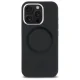 Mercedes iPhone 16 Pro Max Case Silicone Tonal Logo MagSafe, Black