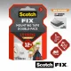 Dvipusė montavimo juosta 3M Scotch-Fix Extreme, balta, 19 mm x 1.8 m