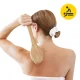4Fizjo 603 Long Body Massage Brush, Hard, Bamboo