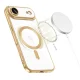 Tech-Protect dėklas iPhone 17 Air MagFlex MagSafe, skaidrus / auksinis
