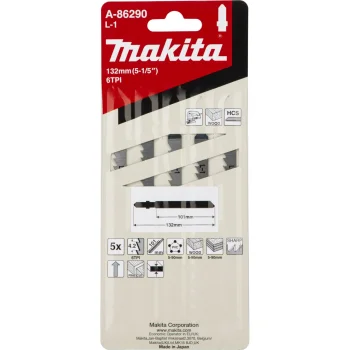 Siaurapjūklio pjūkleliai Makita L-1 A-86290, 5 vnt.