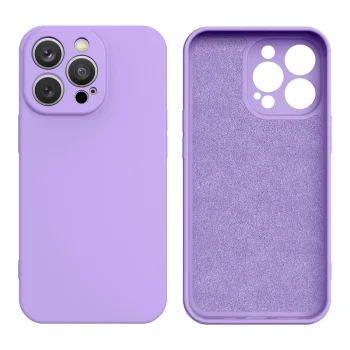 Silikoninis dėklas telefonui iPhone 14 Plus, violetinis