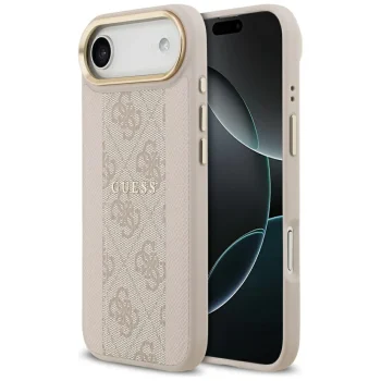 Guess 4G Stripe MagSafe Case for iPhone 17 Air, Pink