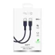 Puro ICON USB-C į USB-C laidas 1,5 m, tamsiai mėlynas