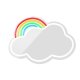 Forever Light FMNE05 Mirror LED Neon Cloud, Multicolor
