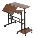 Maclean Mobilus ergonomiškas stalas, juodas, 80x60cm, MC-124 B