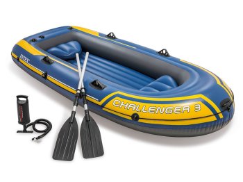 Pripučiama valtis Intex Challenger 3 Set, 295 x 137 x 43 cm