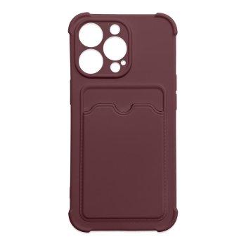 Apple iPhone X / Xs 10 5.8" Silicone Wallet Card Case, Raspberry