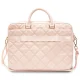 Guess Quilted 4G nešiojamojo kompiuterio krepšys 16\", rožinis