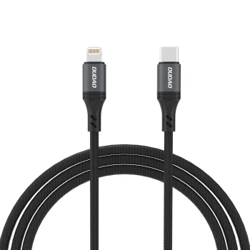 Dudao L3CL USB-C to Lightning 30W 2m Braided Cable, Black