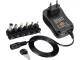Universalus reguliuojamas maitinimo šaltinis 3V–12V su 6 antgaliais ir USB