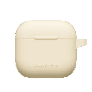 Dėklas ausinėms AmazingThing Omni, skirtas Apple AirPods 4, Desert