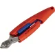 Tiksliosios kirpimo replės Knipex Slim Knips INOX 78 03 150 su dėklu, raudonos