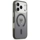Guess IML Gradient Triangle Logo MagSafe dėklas iPhone 17 Pro Max, juodas