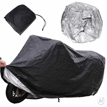 Vandeniui atsparus dviračio ir motorolerio uždangalas 200 x 70 x 110 cm